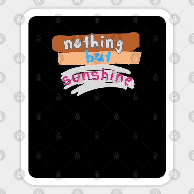 nothing but sunshine Sticker by HM design5